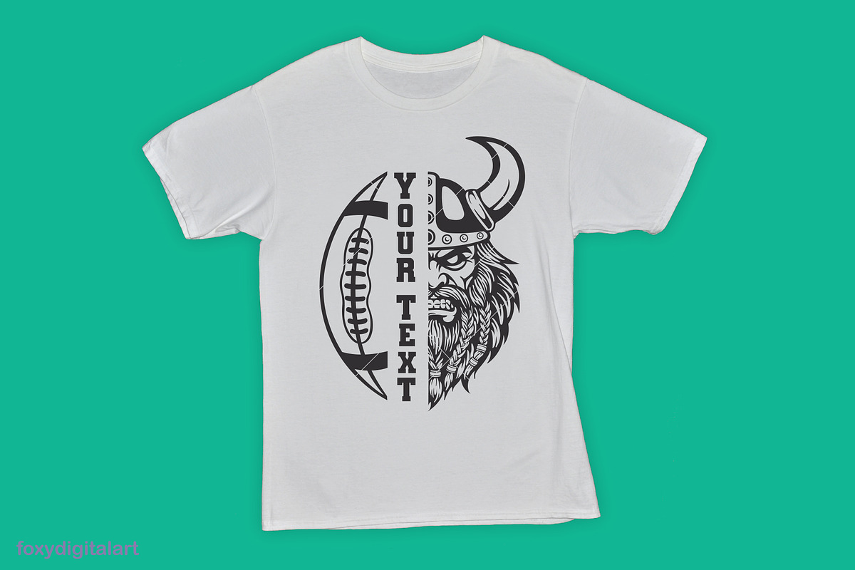 Viking Football Logo SVG Mascot, a Sport Illustration by FOXYdigitalart (Photo 2 of 3)
