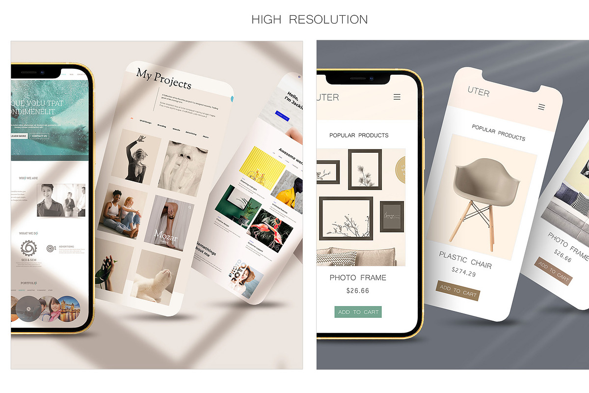 ALL 3D iPHONE MOCK-UP BUNDLE VOL-7, an iPhone Mockup by Graphicsworld125 (Photo 8 of 21)