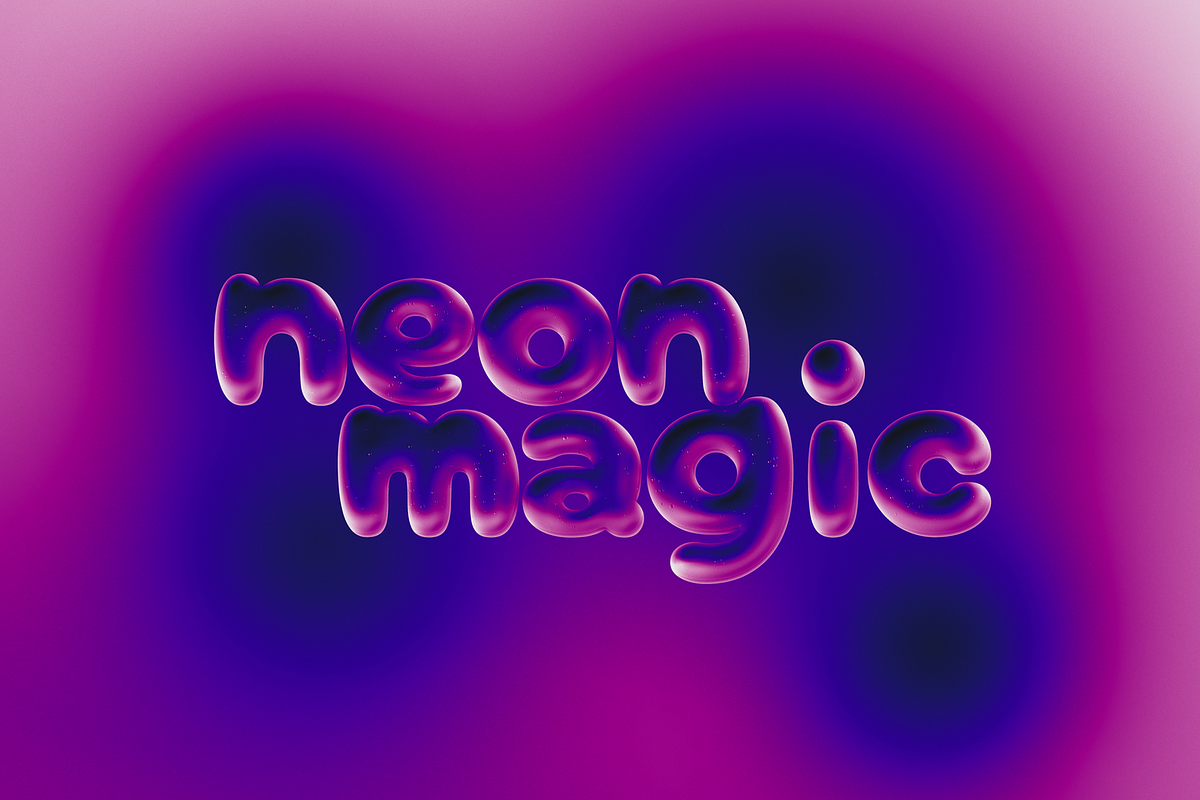 Bubble Text Effect, a Layer Style Add-On by Mint Pixels (Photo 5 of 9)