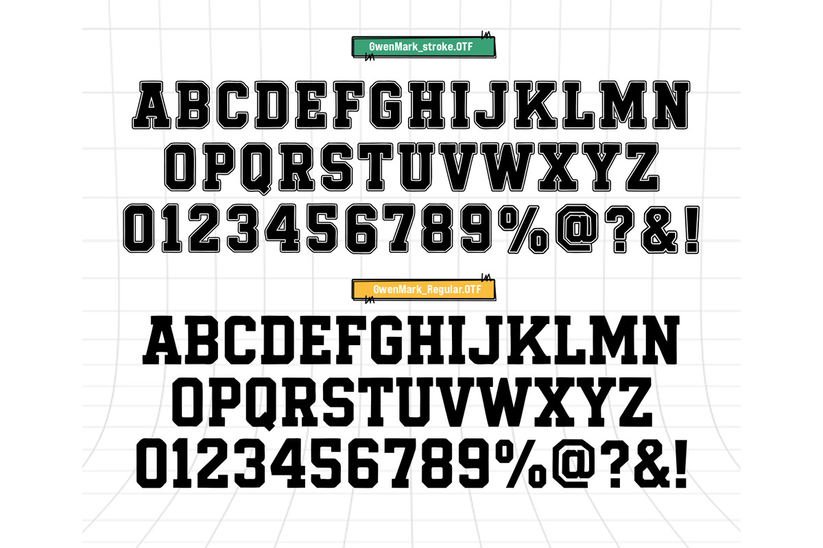 Gwen Mark - Varsity College Font, a Serif Font by Jozoor (Photo 8 of 8)