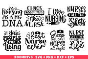 Nurse SVG Bundle 40 Designs, an Illustration by ZoomkSVG (Thumbnail 5 of 7)