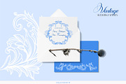 Vintage Wedding Frames, a Decorative Illustration by Collection by VY (Thumbnail 3 of 11)