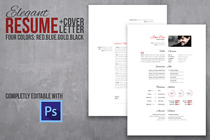 Resume And Cover Letter Set