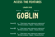 Goblin Monster, a Font by Yoga Letter (Thumbnail 6 of 8)