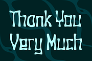 Burno - Funky Font, a Sans Serif Font by lelevien (Thumbnail 4 of 4)