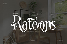 Reteons Elegant Ligature Serif Font