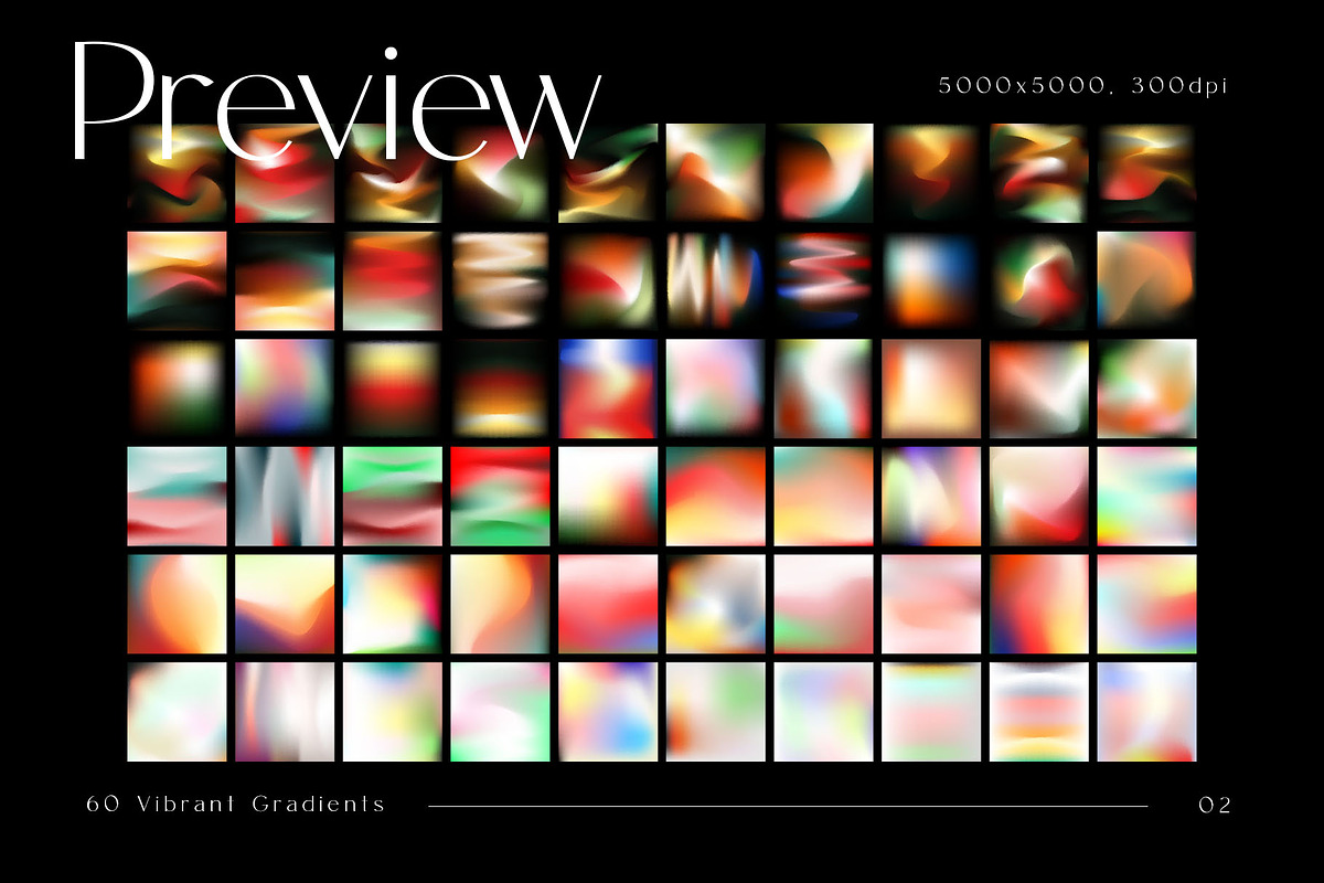 60 Customizable Gradients, a Background Graphic by Inartflow (Photo 2 of 18)