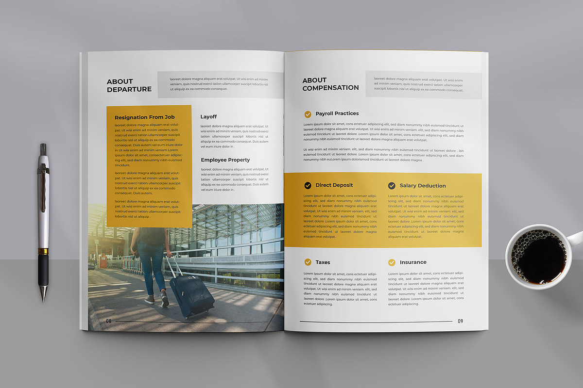 HR / Employee Handbook Design