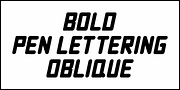 Bold Pen Lettering JNL, a Sans Serif Font by Jeff Levine Fonts (Thumbnail 4 of 5)