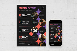 Event Schedule Flyer Template