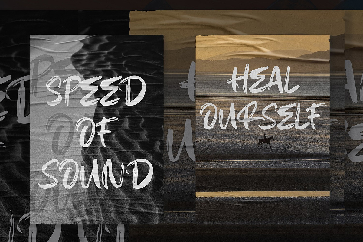 EPICAL GLORY - Textured Brush Font, a Handwritten Font by StringLabs (Photo 5 of 9)