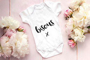 Onsie, Babygrow Bodysuit Mockup