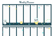 Space animals calendar & planner, a Stationery Template by SiberianArt (Thumbnail 10 of 12)