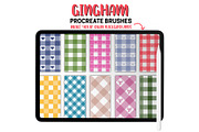 Gingham Procreate Pattern Brushes, a Brush Add-On by Brush Lab (Thumbnail 7 of 8)