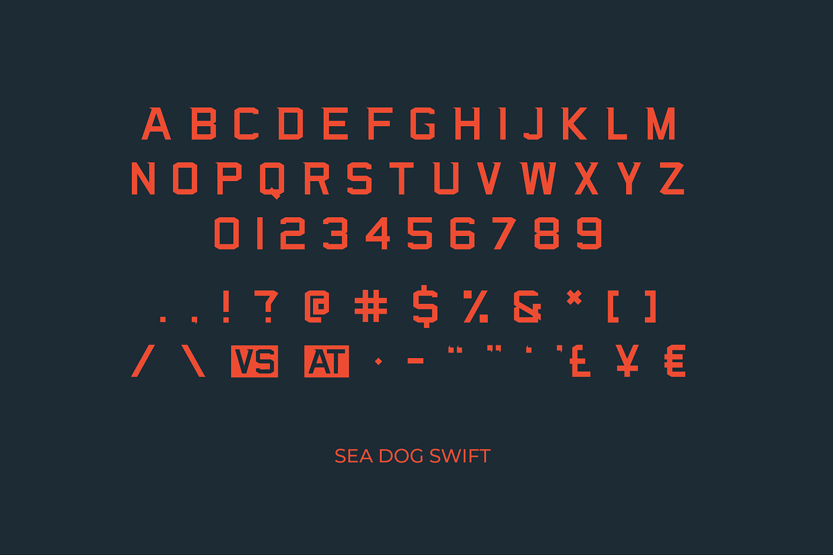 Sea Dog Swift | Sports Display Font, a Font by Doug Houvener (Photo 6 of 10)