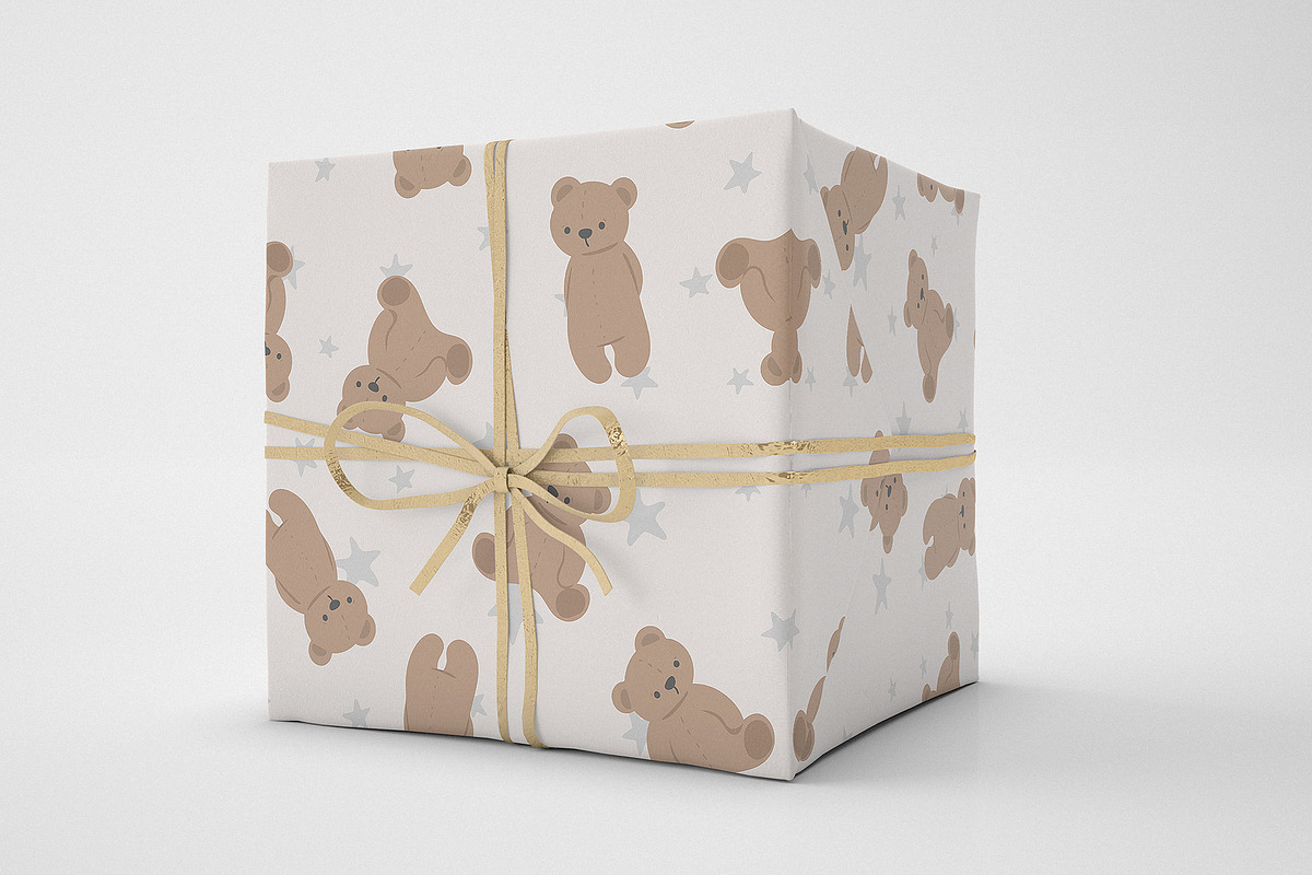 6 Teddy Bears Seamless Patterns, a Pattern Graphic by Kokoshka (Photo 6 of 9)