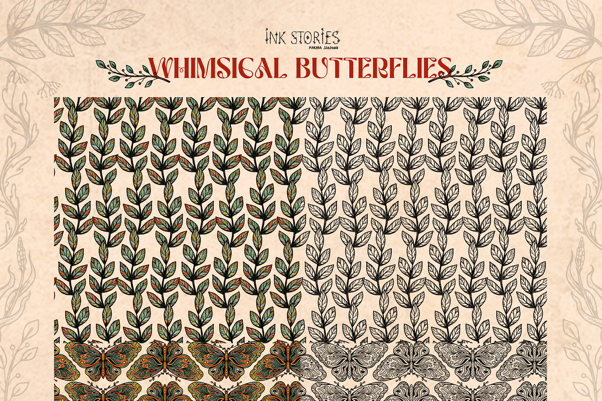 Whimsical Butterflies Boho Aesthetic, an Animal Illustration by Ink Stories (Photo 9 of 15)