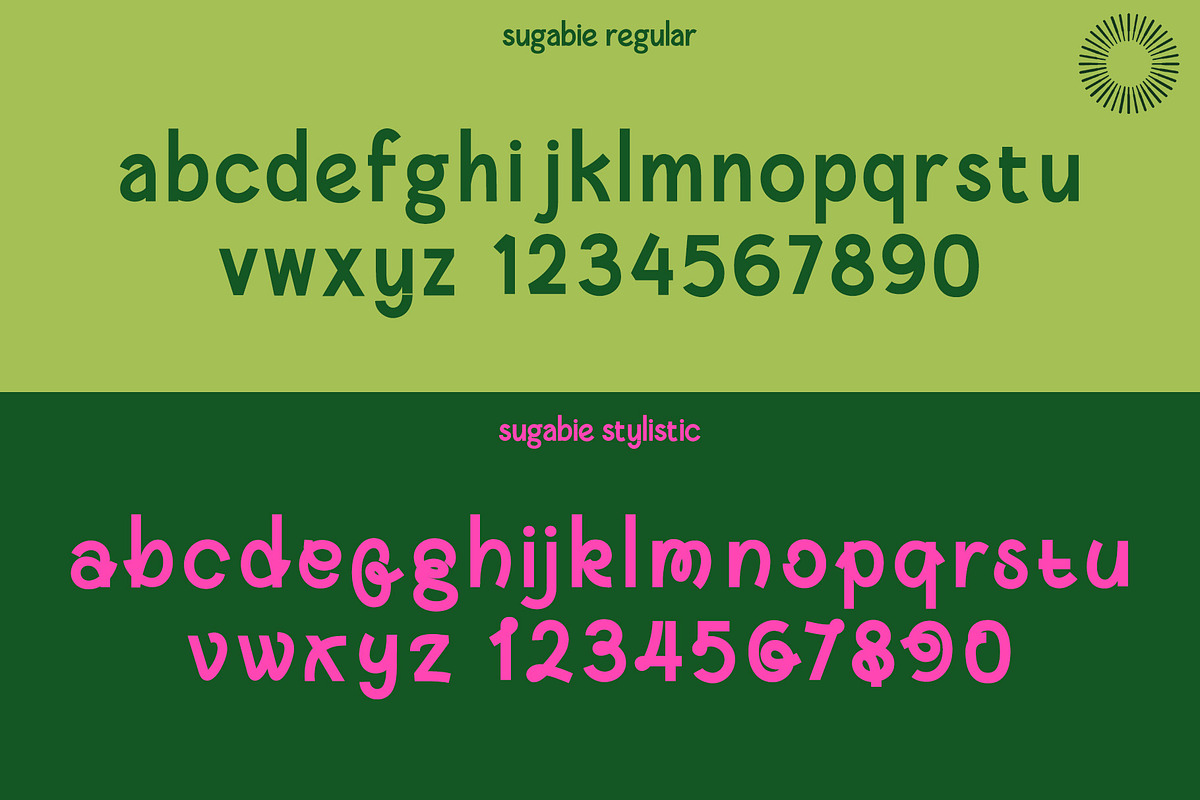 Sugabie - Sweet font duo, a Sans Serif Font by Setara Langit CreativeStd (Photo 7 of 7)