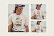 T-Shirt Mockup front view beach, a Shirt Mockup by The Blue Bird (Thumbnail 8 of 8)