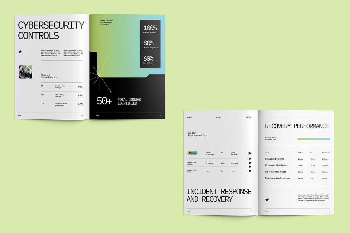 Cybersecurity Report - TEKK, a Brochure Template by fakhroo (Photo 7 of 10)
