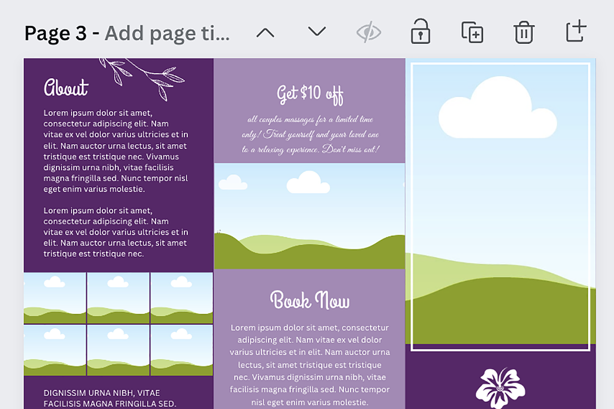 Beauty Service Canva template, a Brochure Template by AIW SOLUTIONS (Photo 3 of 4)
