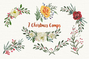Christmas Watercolour Designs, a Texture Illustration by Wild Ones (Thumbnail 5 of 8)