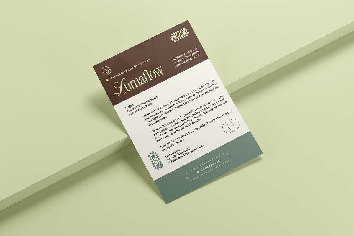 Lumaflow - Letterhead, a Card Template by Fannan Studio (Photo 3 of 3)