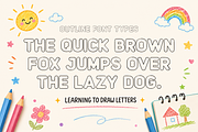 Happy Outline - Bubbly Kids Font, a Sans Serif Font by KiddoGlyphs Studio (Thumbnail 2 of 3)