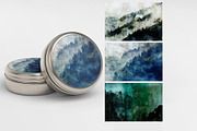 North Adventure watercolor textures, a Texture Graphic by FleurArt (Thumbnail 5 of 10)
