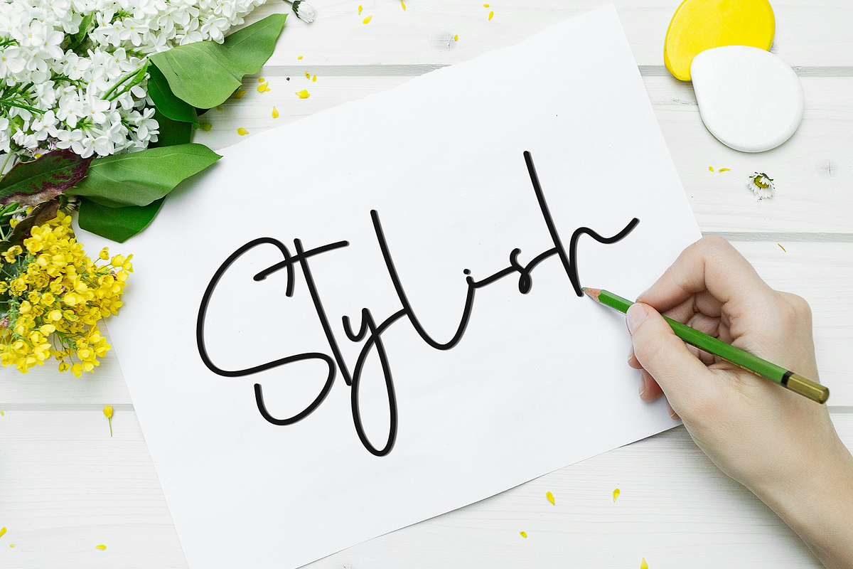 Grandma Signature, a Handwritten Font by FreshTypeINK (Photo 7 of 8)