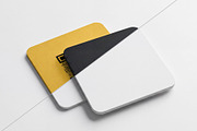 Rounded Square Coaster Mockup, a Cups & Container Mockup by graphypix (Thumbnail 3 of 4)