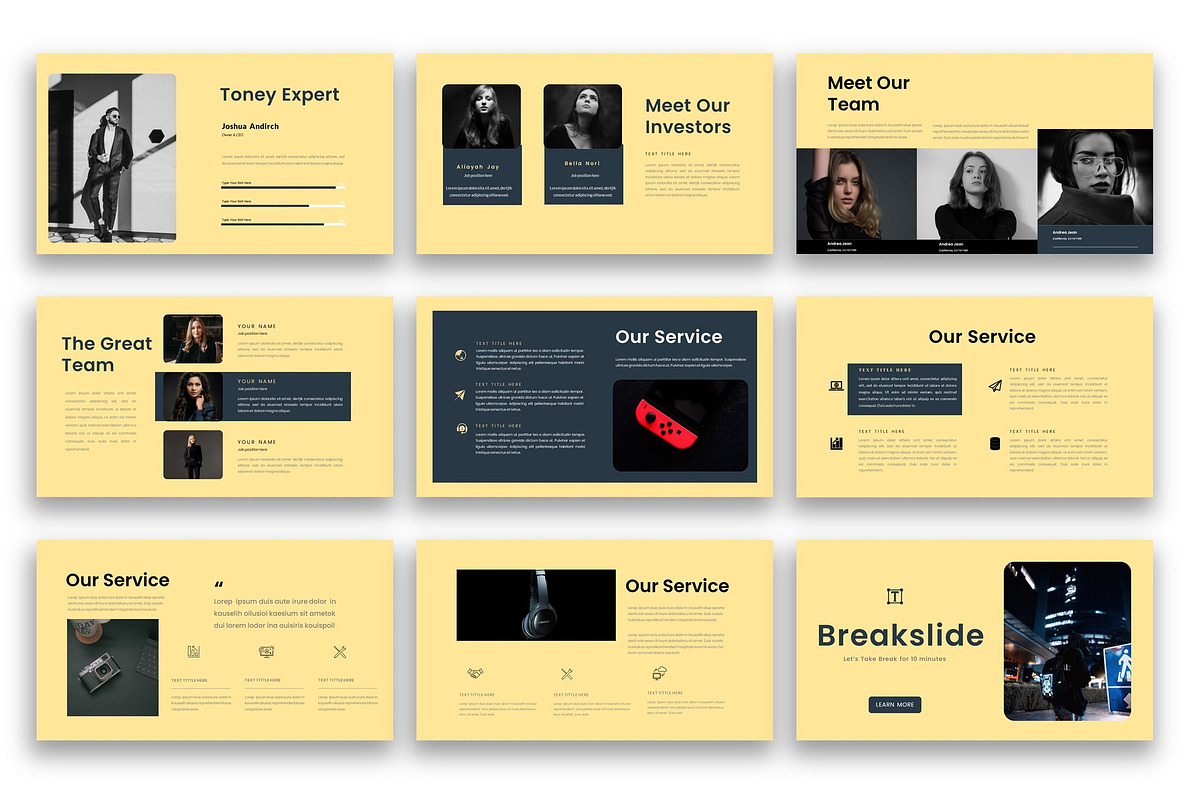 Toney–Business Keynote Template, a Presentation Template by kreatifreya (Photo 3 of 5)