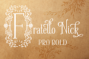 Sale-Fratello Nick Pro Bold, a Font by Debi Sementelli (Thumbnail 1 of 3)