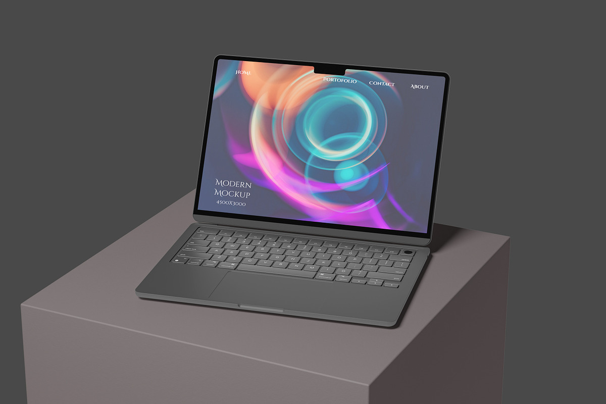 Laptop Mockup, a Mac Mockup by Akaimockup (Photo 5 of 5)
