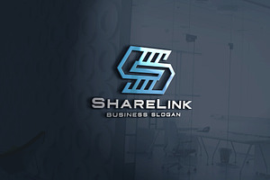 Share Link Letter S Logo, a Branding & Logo Template by Design_Planet