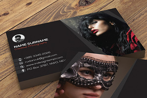 Business Card - Photo - horizontal, a Business Card Template by RudanStudio