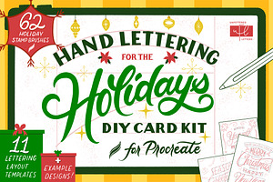 Holiday Hand Lettering DIY Card Kit