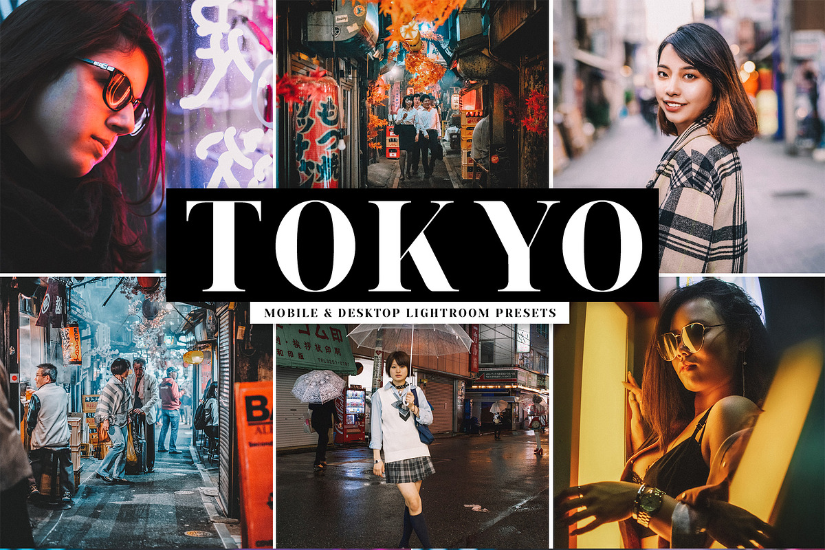 Tokyo Lightroom Presets Pack, an Action Add-On by Creativetacos (Photo 1 of 6)