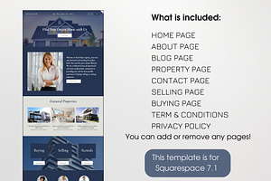 Real Estate Squarespace Template