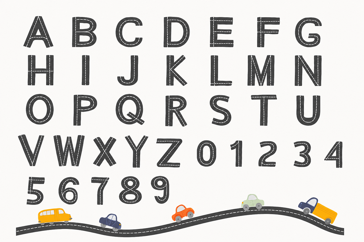 Kids Alphabet Illustrations, an Education Illustration by Anna Studio (Photo 8 of 10)
