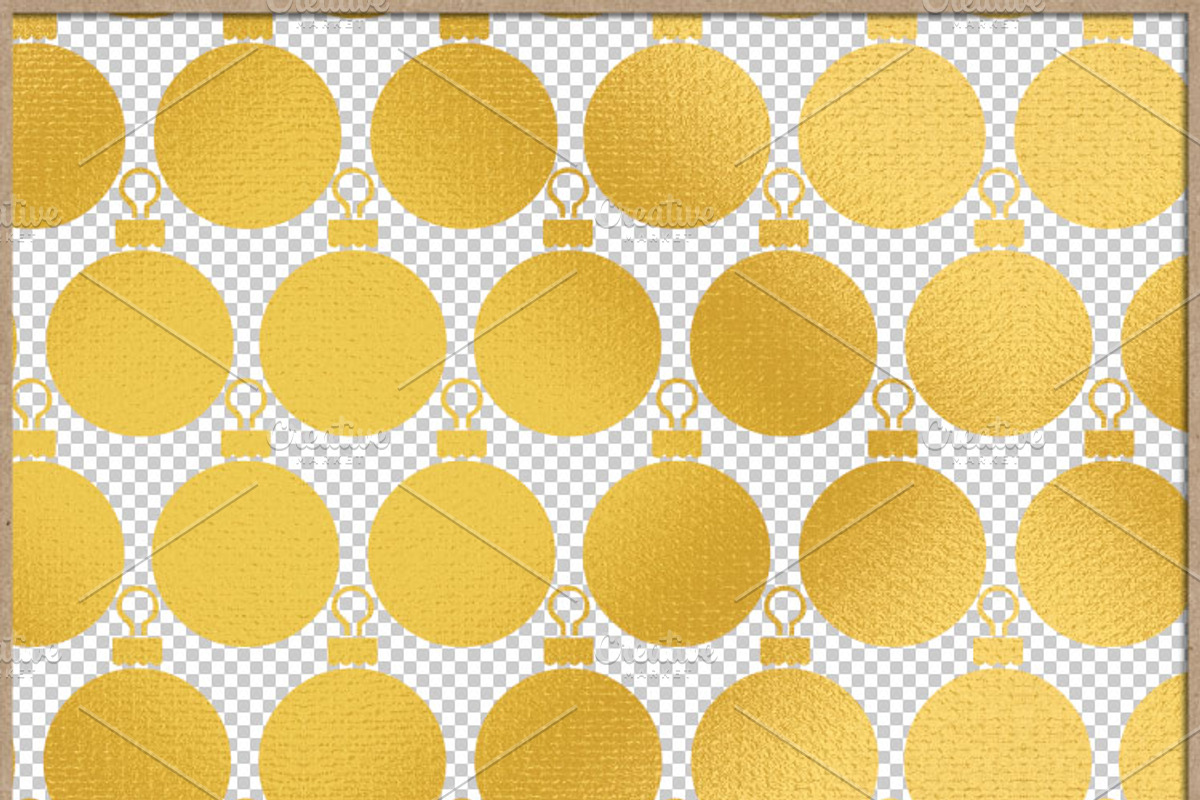 Christmas Gold Patterned Papers 1, a Pattern Graphic by Adriana Ferrari (Photo 2 of 2)