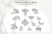 Hand Drawn Playful Wedding Clipart, a Decorative Illustration by La Petite Line Art (Thumbnail 4 of 15)
