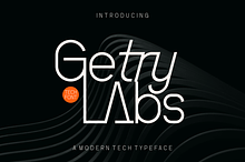 Getry LAbs - Modern Font