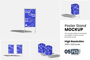 Poster Stand Mockup, a Product Mockup by bimockup (Thumbnail 1 of 6)