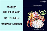 Coastal Summer Animal Png, an Illustration by SinaCreation (Thumbnail 4 of 5)
