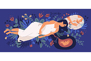 Pregnant woman. Abortion concept, a Healthcare Illustration by Good Studio (Thumbnail 1 of 3)