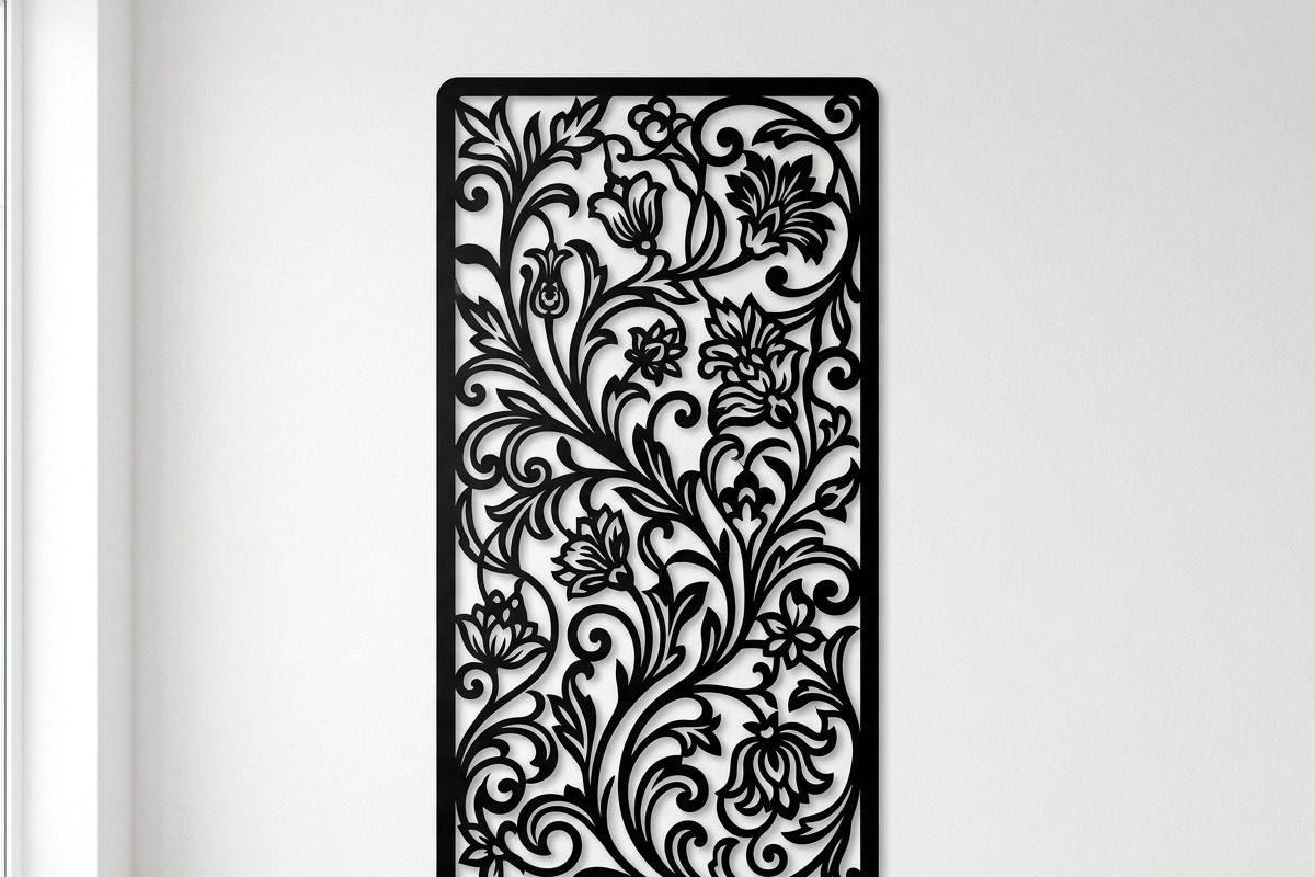 50 Elegant Floral Wall Panel, a Decorative Illustration by Amazin_art (Photo 23 of 27)