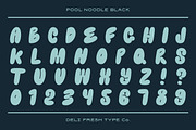 Pool Noodle: A Bubble Letter Font, a Handwritten Font by DeliFreshTypeCo. (Thumbnail 3 of 7)