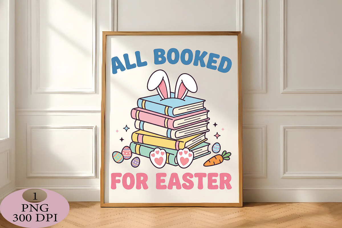 All Booked for Easter PNG, an Illustration by Daily.Designs (Photo 3 of 5)