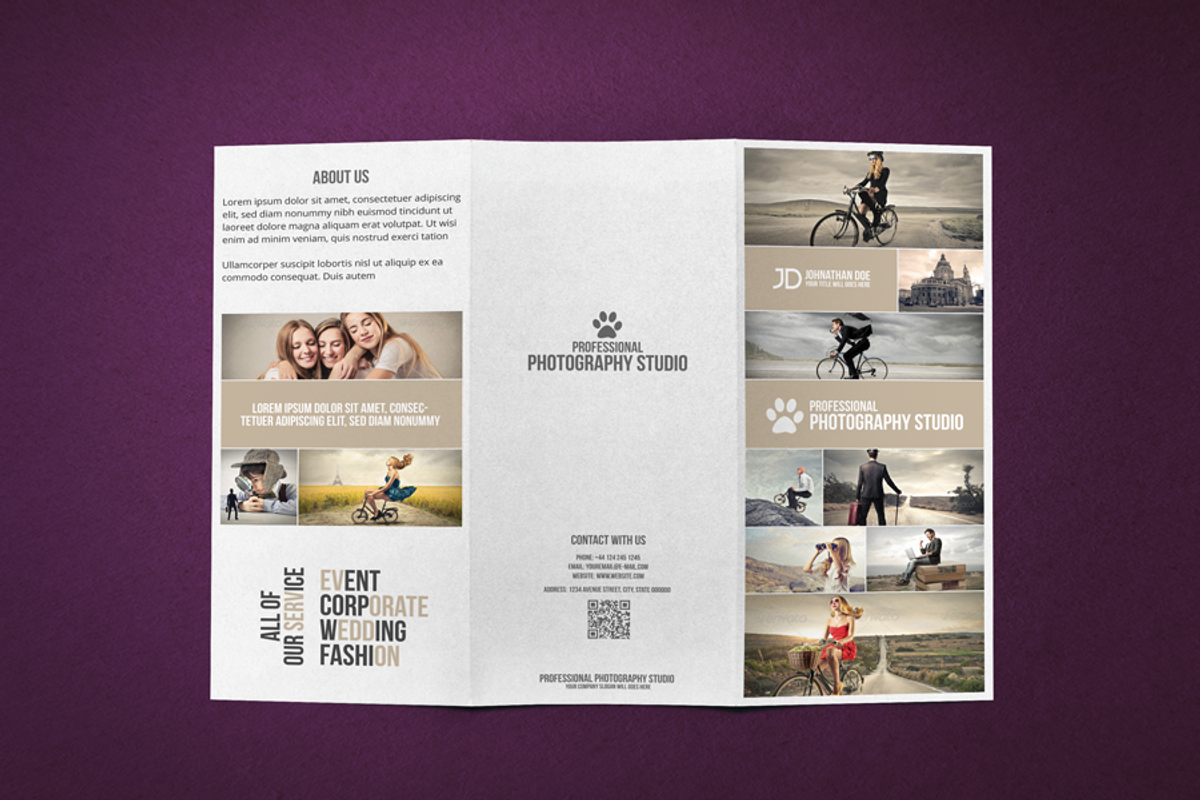Photography Studio Brochure & Card, a Brochure Template by Creative Shop (Photo 3 of 6)
